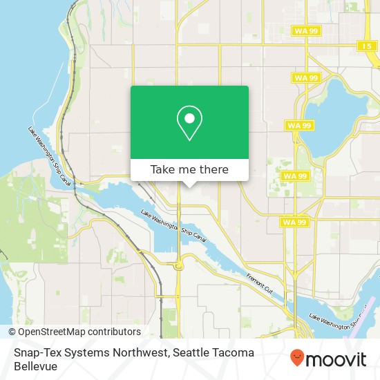 Snap-Tex Systems Northwest map