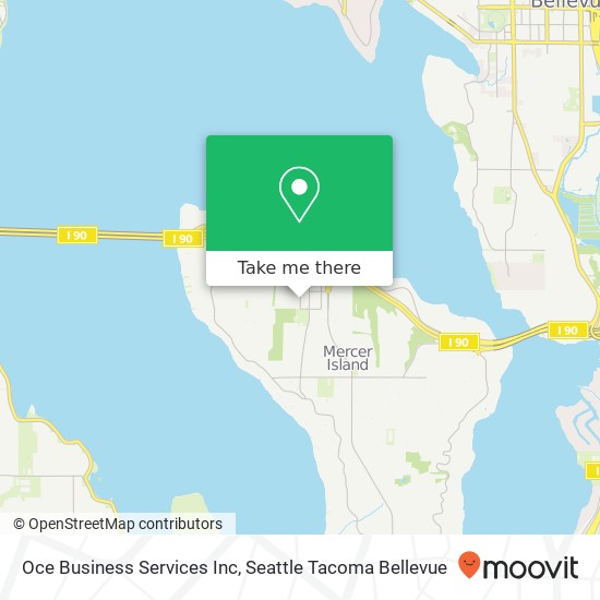 Oce Business Services Inc map