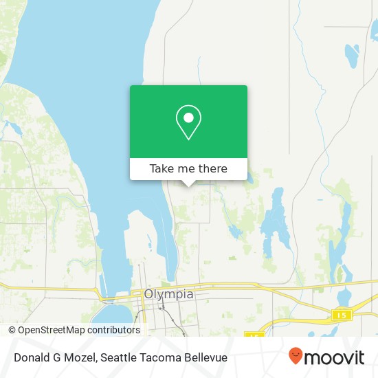 Donald G Mozel map