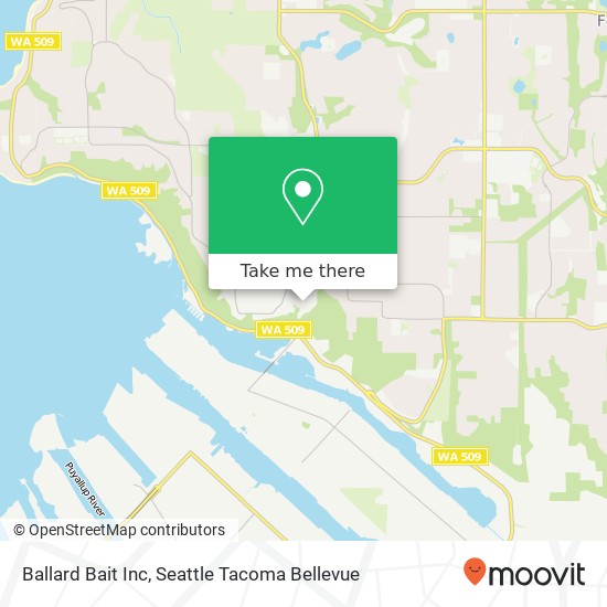 Ballard Bait Inc map