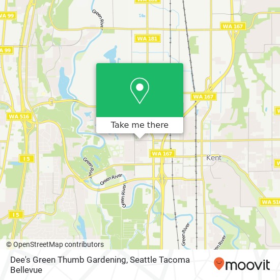 Mapa de Dee's Green Thumb Gardening