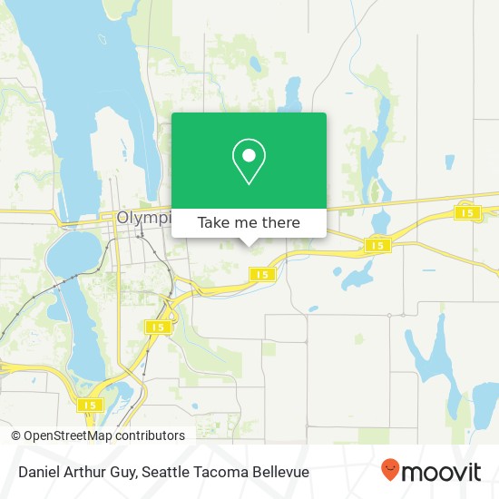 Daniel Arthur Guy map