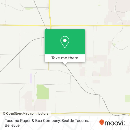 Mapa de Tacoma Paper & Box Company