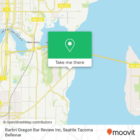 Mapa de Barbri Oregon Bar Review Inc