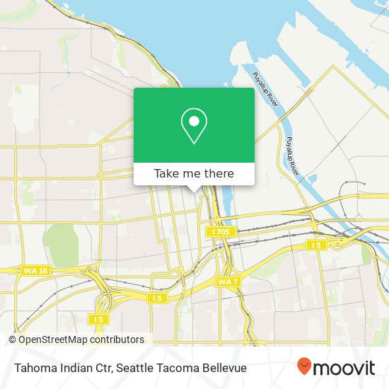 Tahoma Indian Ctr map