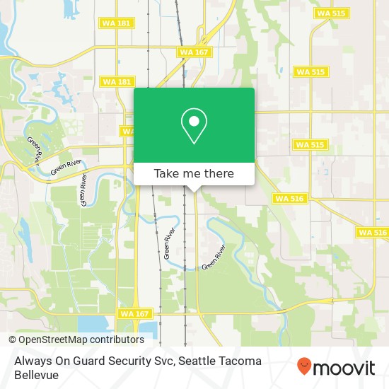 Always On Guard Security Svc map