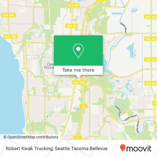 Robert Kwak Trucking map
