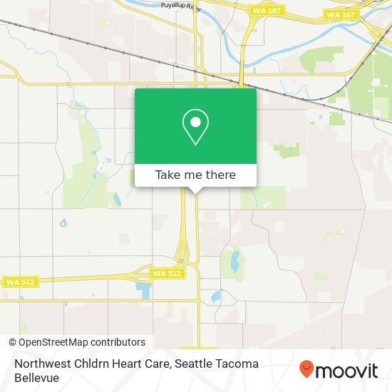 Mapa de Northwest Chldrn Heart Care