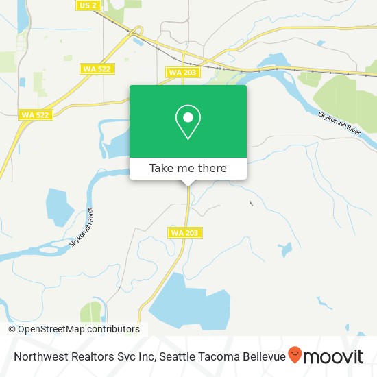 Northwest Realtors Svc Inc map