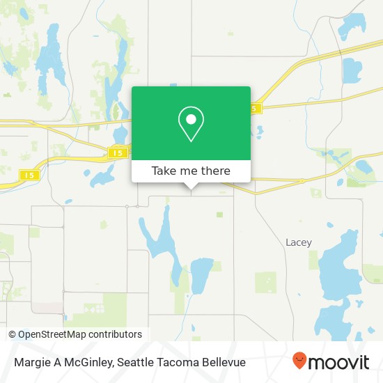 Margie A McGinley map