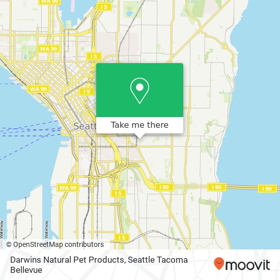 Darwins Natural Pet Products map