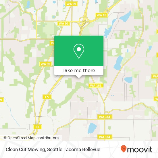 Clean Cut Mowing map