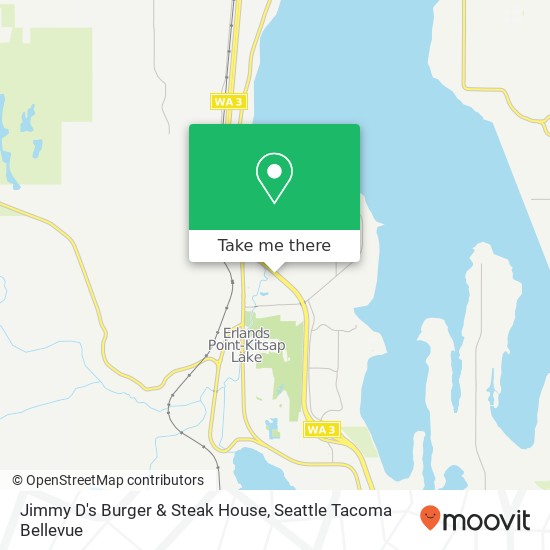 Jimmy D's Burger & Steak House map