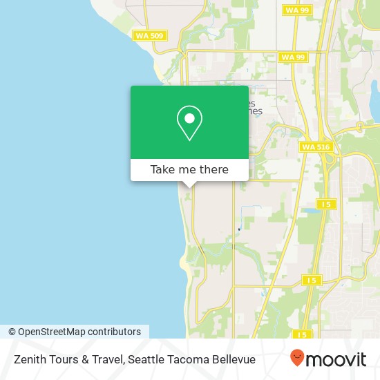 Zenith Tours & Travel map