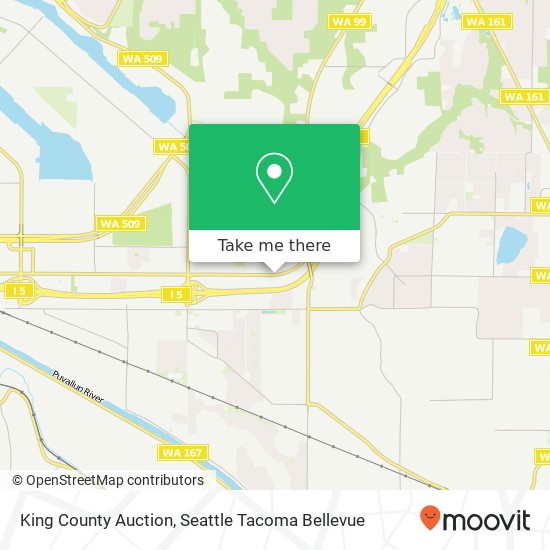 King County Auction map