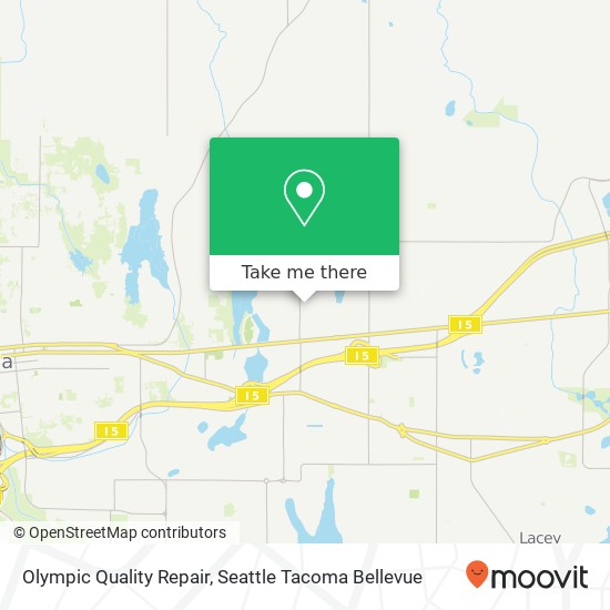 Mapa de Olympic Quality Repair