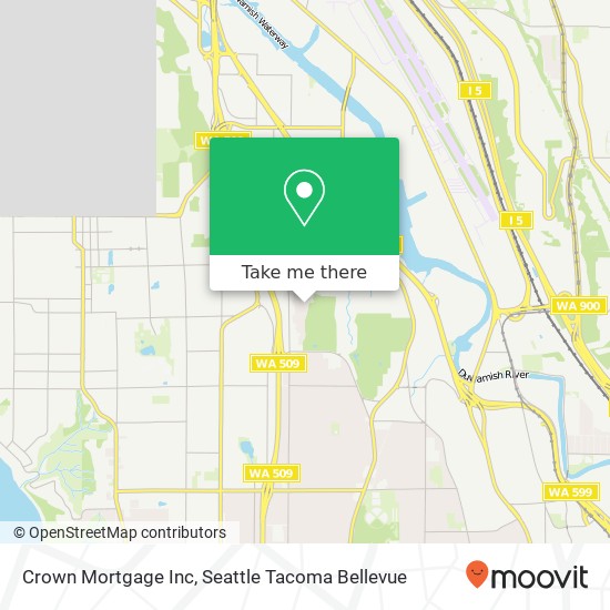 Crown Mortgage Inc map