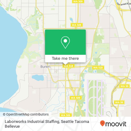 Mapa de Laborworks Industrial Staffing