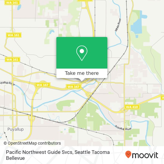 Mapa de Pacific Northwest Guide Svcs