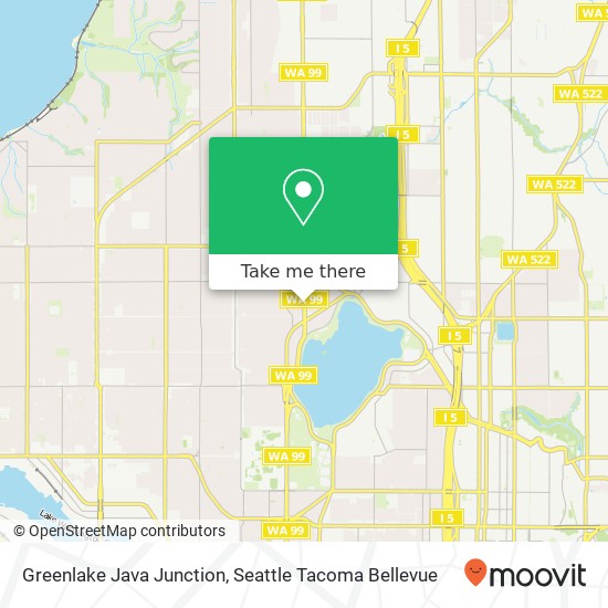 Mapa de Greenlake Java Junction