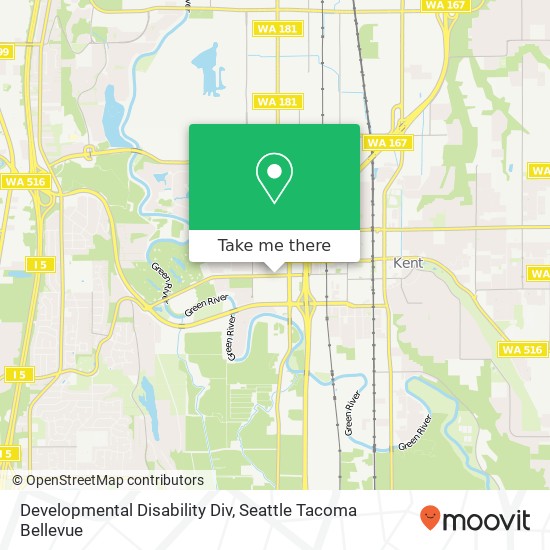 Mapa de Developmental Disability Div