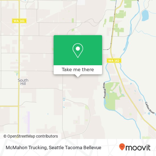 McMahon Trucking map