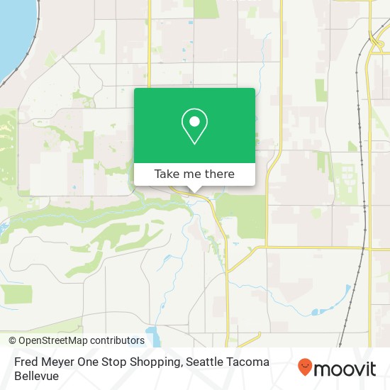 Fred Meyer One Stop Shopping map
