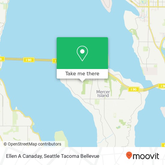 Mapa de Ellen A Canaday