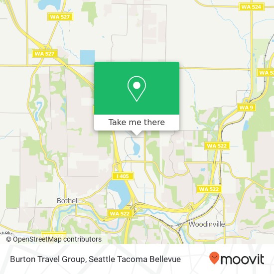 Mapa de Burton Travel Group