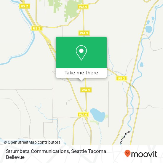 Mapa de Strumbeta Communications
