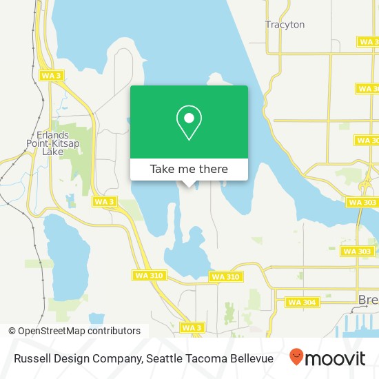 Russell Design Company map