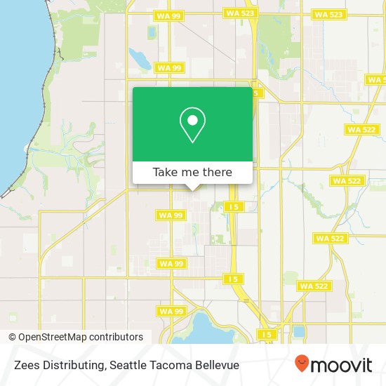 Zees Distributing map