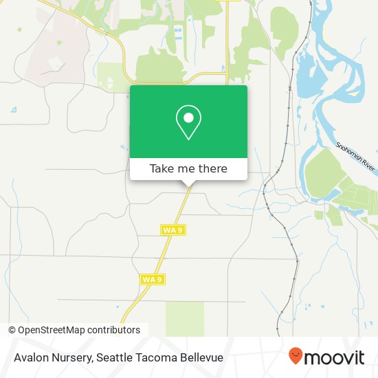 Mapa de Avalon Nursery