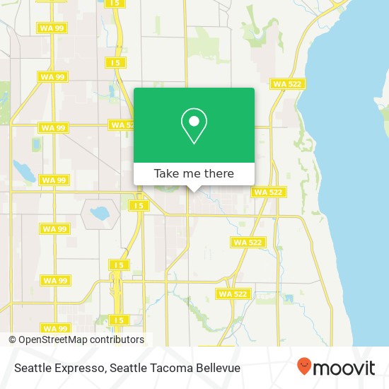 Seattle Expresso map