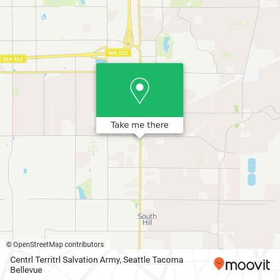 Mapa de Centrl Territrl Salvation Army
