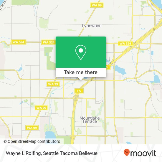 Wayne L Rolfing map