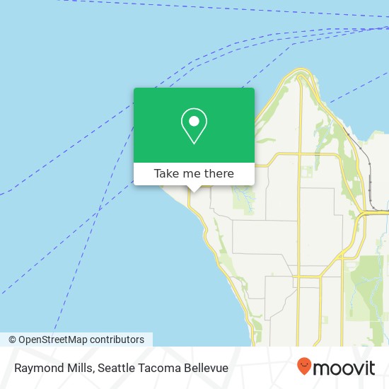 Raymond Mills map