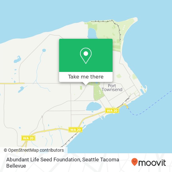 Mapa de Abundant Life Seed Foundation