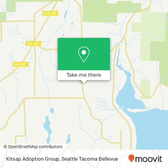 Kitsap Adoption Group map