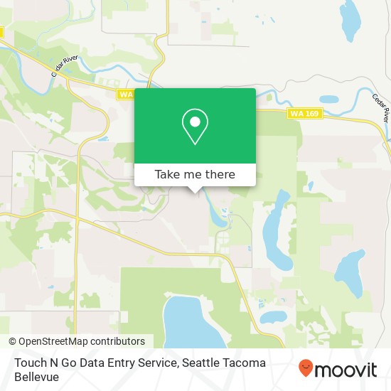 Mapa de Touch N Go Data Entry Service