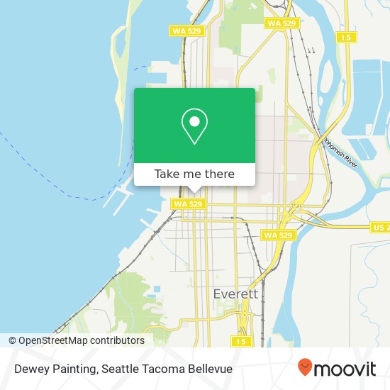 Dewey Painting map