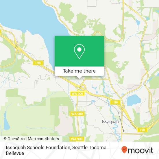 Mapa de Issaquah Schools Foundation