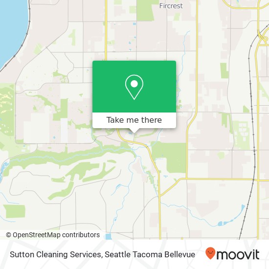 Mapa de Sutton Cleaning Services