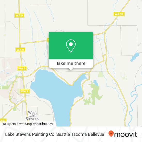 Lake Stevens Painting Co map