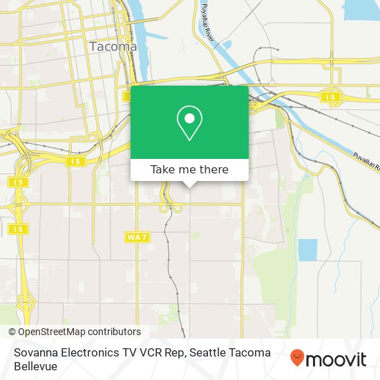 Sovanna Electronics TV VCR Rep map