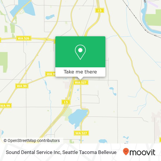 Mapa de Sound Dental Service Inc