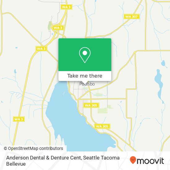 Mapa de Anderson Dental & Denture Cent