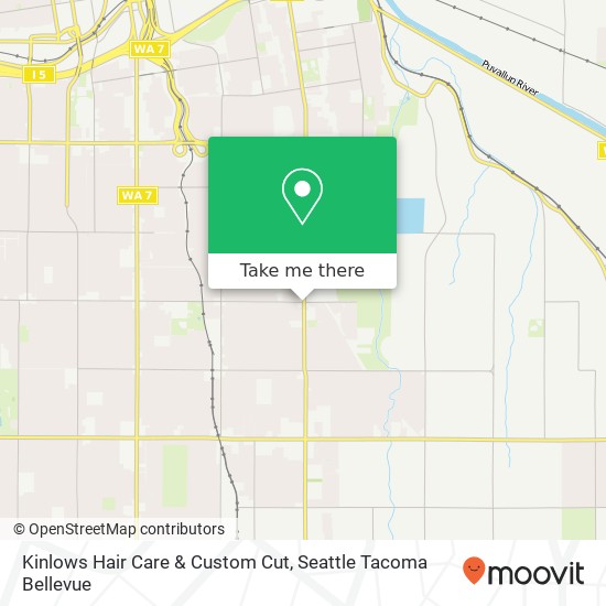 Kinlows Hair Care & Custom Cut map