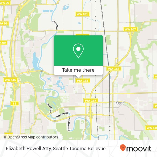 Elizabeth Powell Atty map