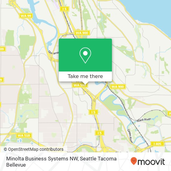 Mapa de Minolta Business Systems NW